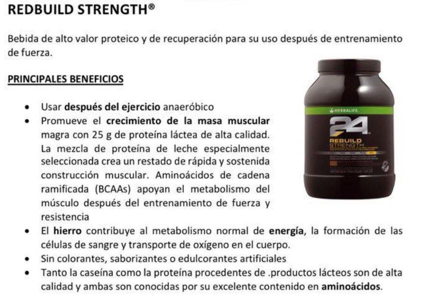 rebuild strength el mejor recuperador muscular