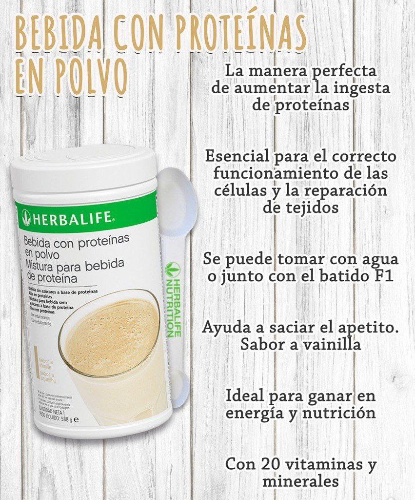 batido de proteina sabor vainilla