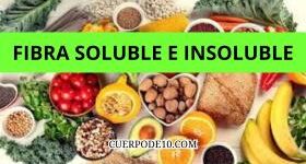 DIFERENCIAS Y BENEFICIOS DE LA FIBRA SOLUBLE E INSOLUBLE