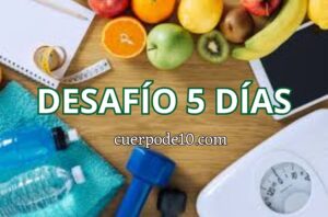 flyer del Desafío 5 Días de cuerpode10.com